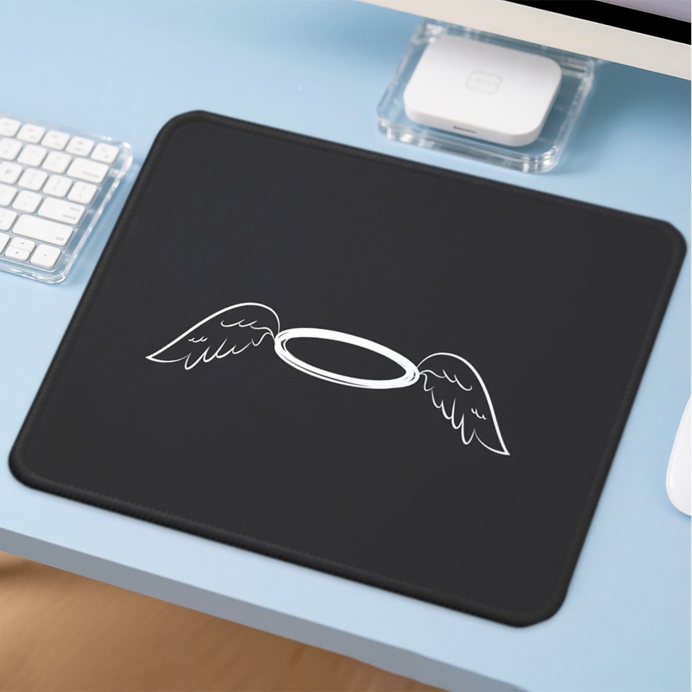 Gaming Accessories Companies - Mosepad 천사 날개 컴퓨터 매트 데스크