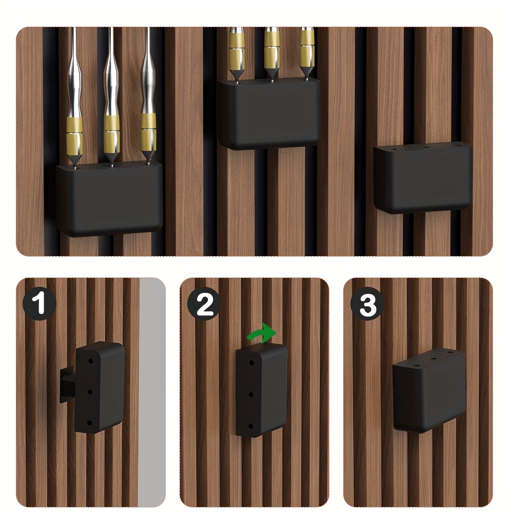 1pc 다트 랙 드릴링이 필요 없는 방음 보드 다트 홀 - Gaming Accessories Rack 리뷰 및 가격