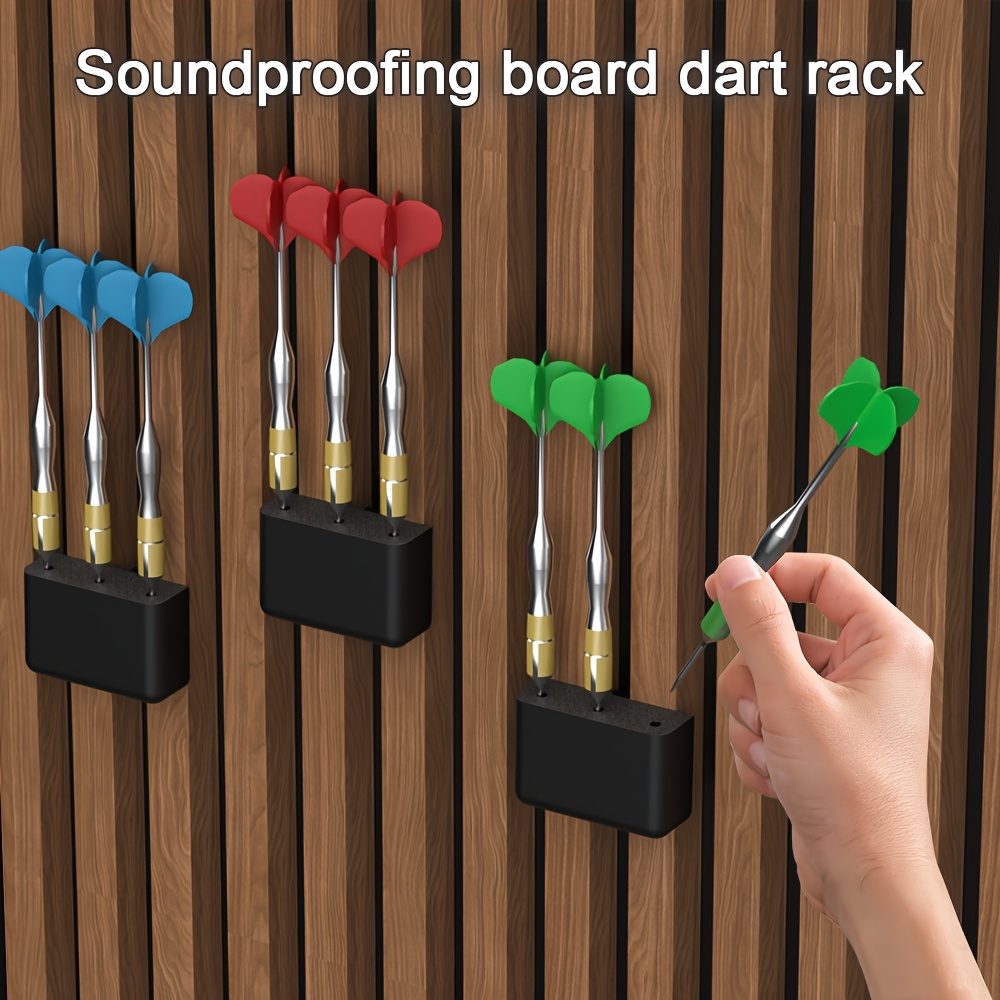 1Pc 다트 랙 드릴링 없이 설치 가능한 방음 보드 다 - Gaming Accessories Rack 리뷰 및 가격