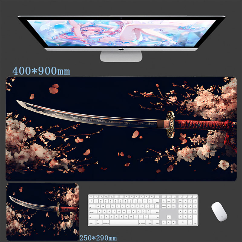 사무라이 전사 칼 마우스 패드 게이머 컴퓨터 액세서리  - Gaming Accessories Companies 리뷰 및 가격