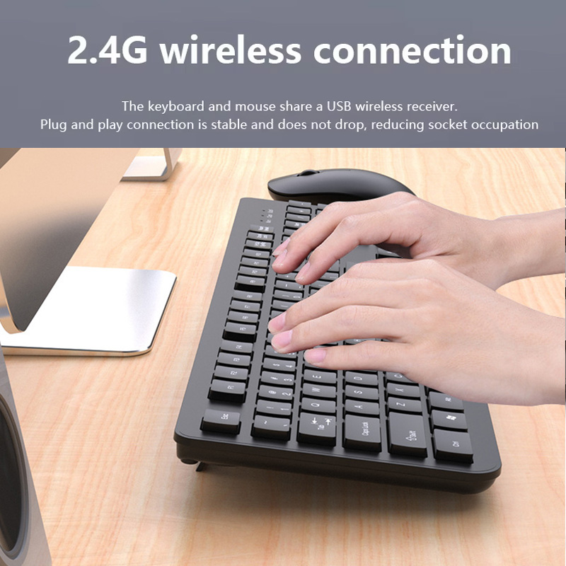 2.4G 무선 키보드 마우스 세트 104키 표준 키보드 - Gaming Accessories Box 리뷰 및 가격