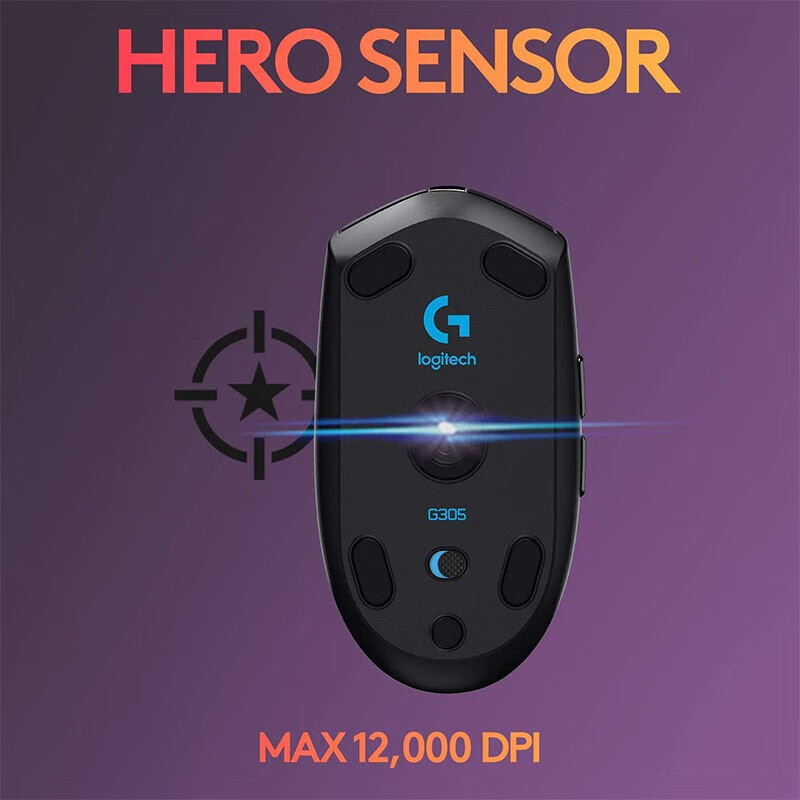무선 로지텍 G305 게이밍 마우스, 12000 DPI - Pc Gaming Essentials Accessories 리뷰 및 가격