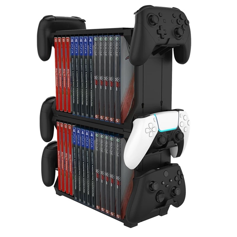 컨트롤러 홀더가 있는 게임 보관 랙, 게임 액세서리용  - Gaming Accessories Rack 리뷰 및 가격