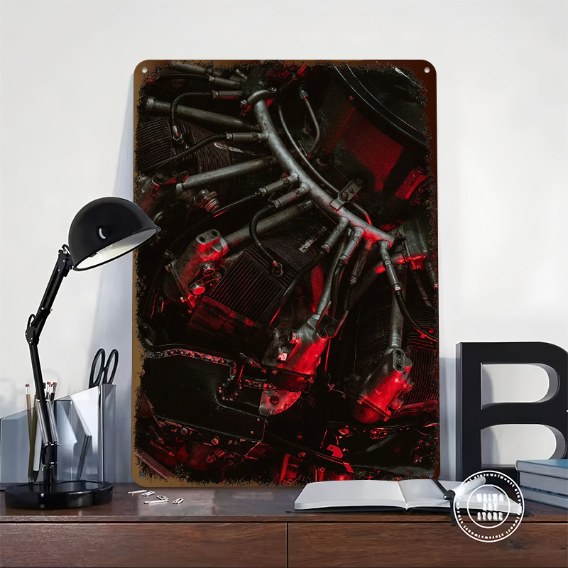스타 모터 틴플레이트 포스터 맞춤형 벽 장식 빈티지 금 - Gaming Accessories Europe 리뷰 및 가격