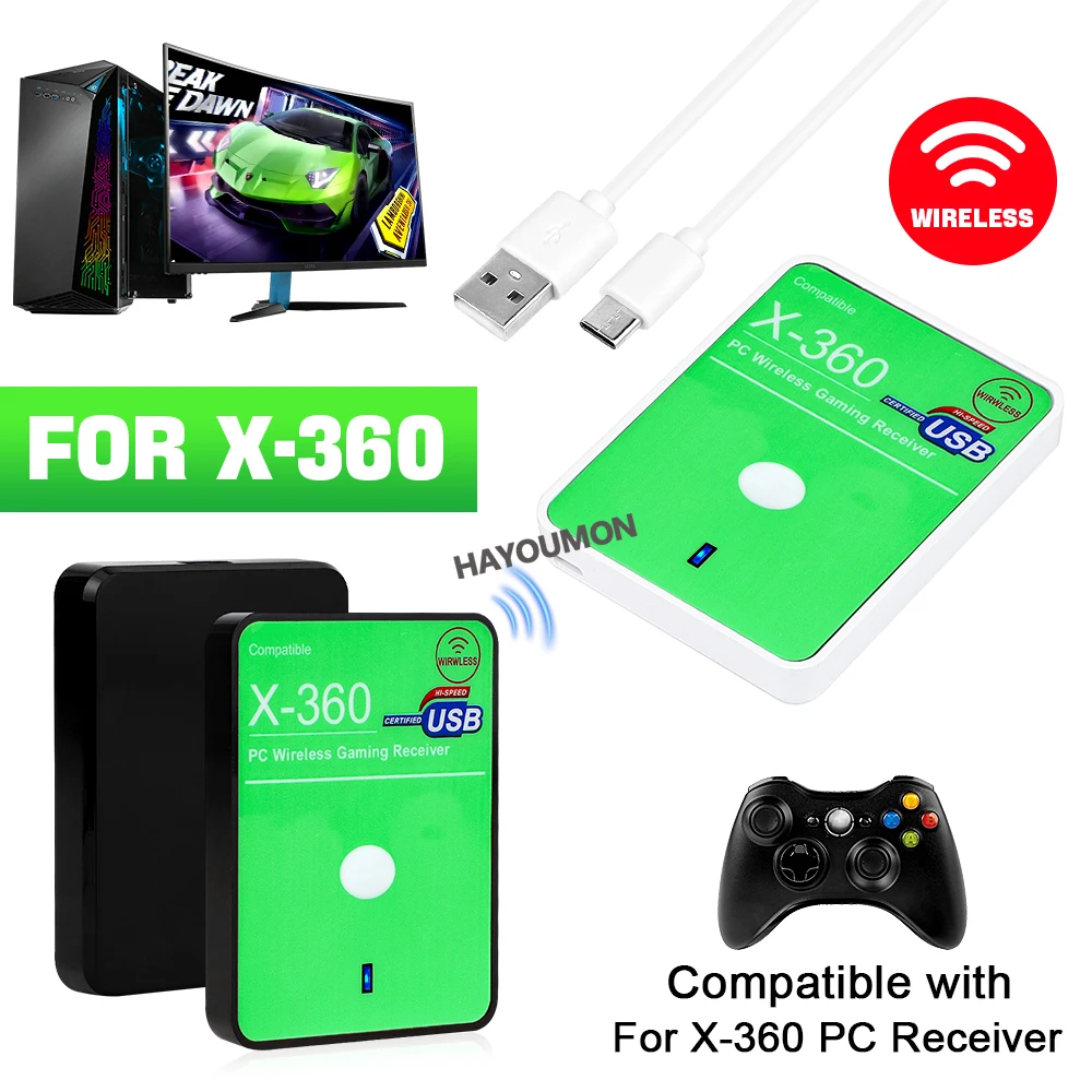 Xbox 360 게임패드 컨트롤러용 무선 게임 수신기  - Play Gaming Accessories Xbox Controller 리뷰 및 가격